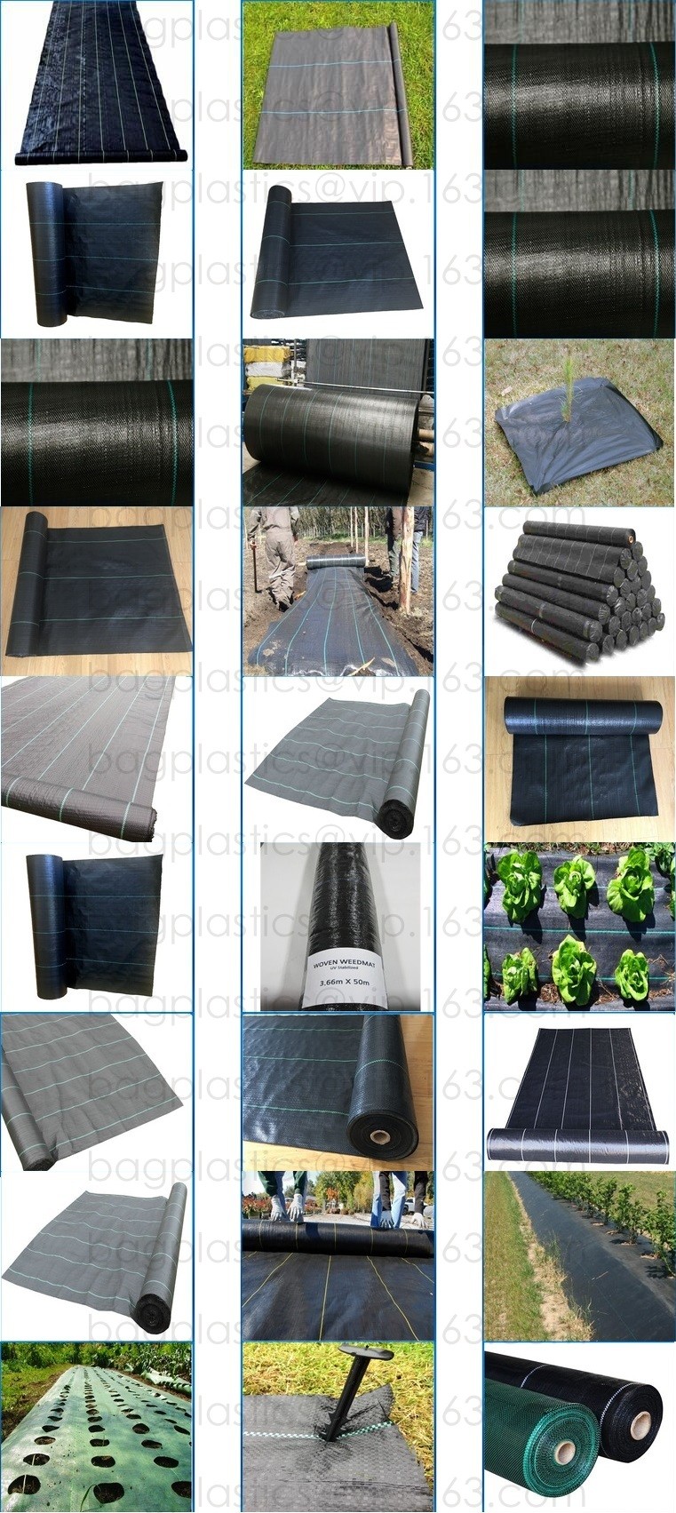 Agricultural plastic ground cover weed mat, pp weed control mat, for greenhouse and outer use,ground cover, weed mat, ma