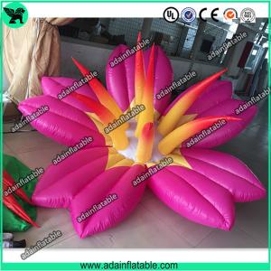Best Pink Inflatable Flower With LED Light，Event Party Inflatable Flower Customized wholesale