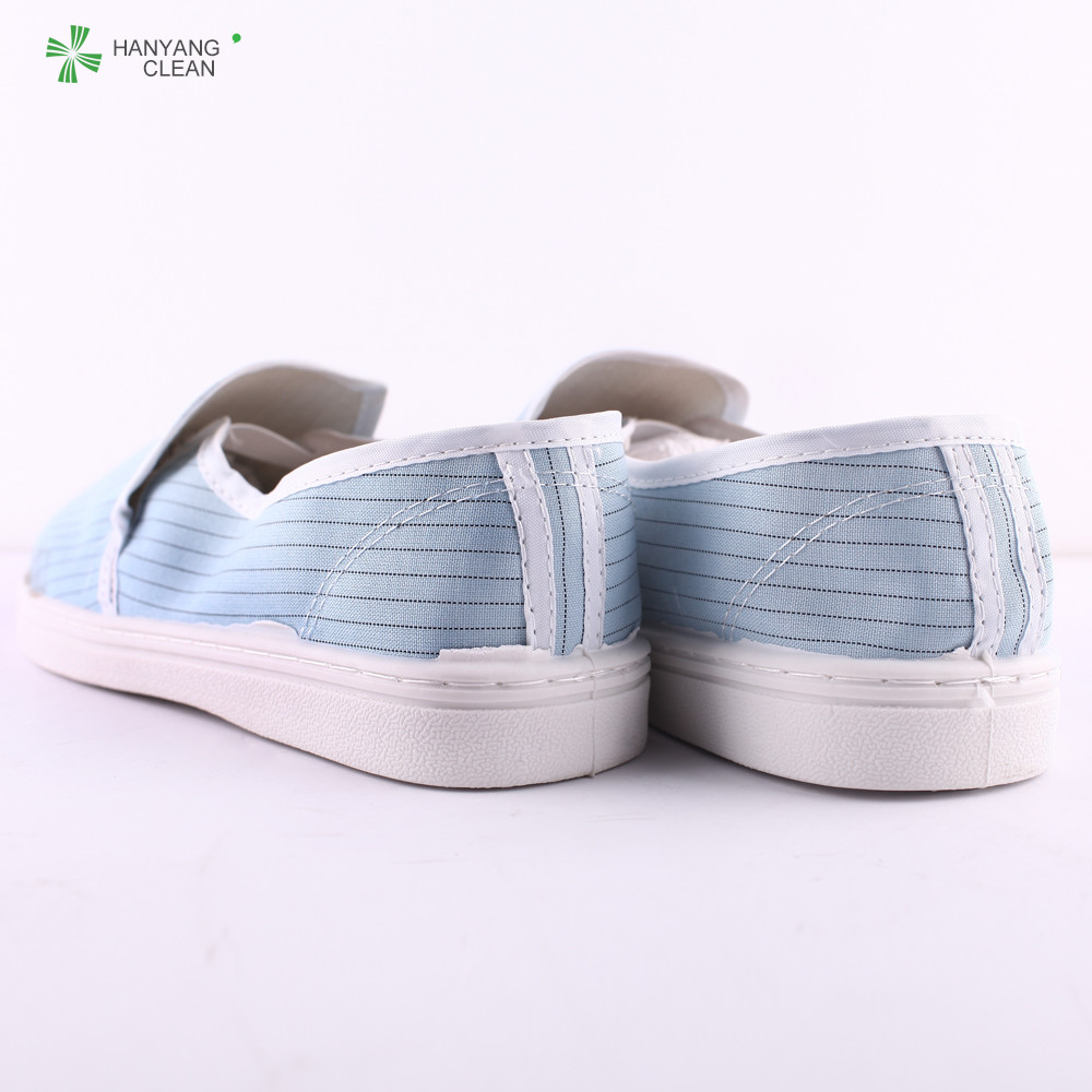 Best Anti static esd iso 8 clean cleanroom pvc blue workshoes wholesale