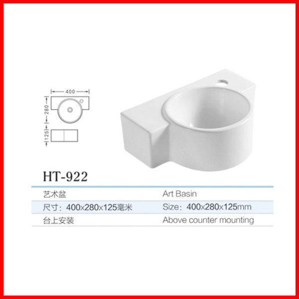 China bathroom ceramic washbasin cabinet design stone lavabo for sale on sale