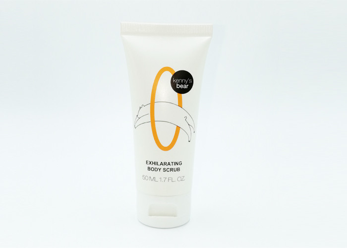 Best Body Scrub Cream Plastic Cosmetic Tubes 1.7OZ Cylindrical Shape 50ML 30MM Diameter wholesale