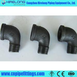 China Dimemsion ISO49 Black malleable iron pipe fittings on sale