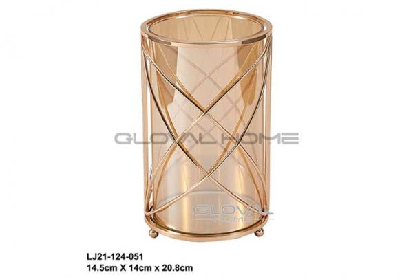 Cheap Simple round shape table metal candle holder for dinner for sale