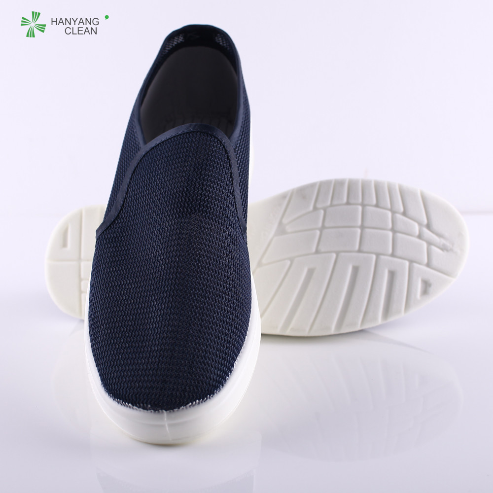 Best Blue Color Clean Room Accessories , Antistatic Mesh Industrial Safety Shoes wholesale