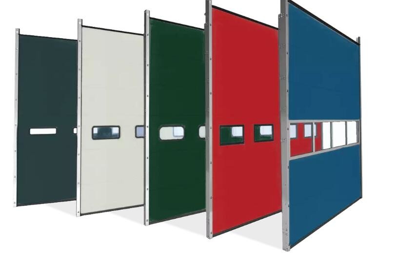 China Self Locking Insulated Sectional Doors Aluminum Panel Height 450mm 550mm on sale