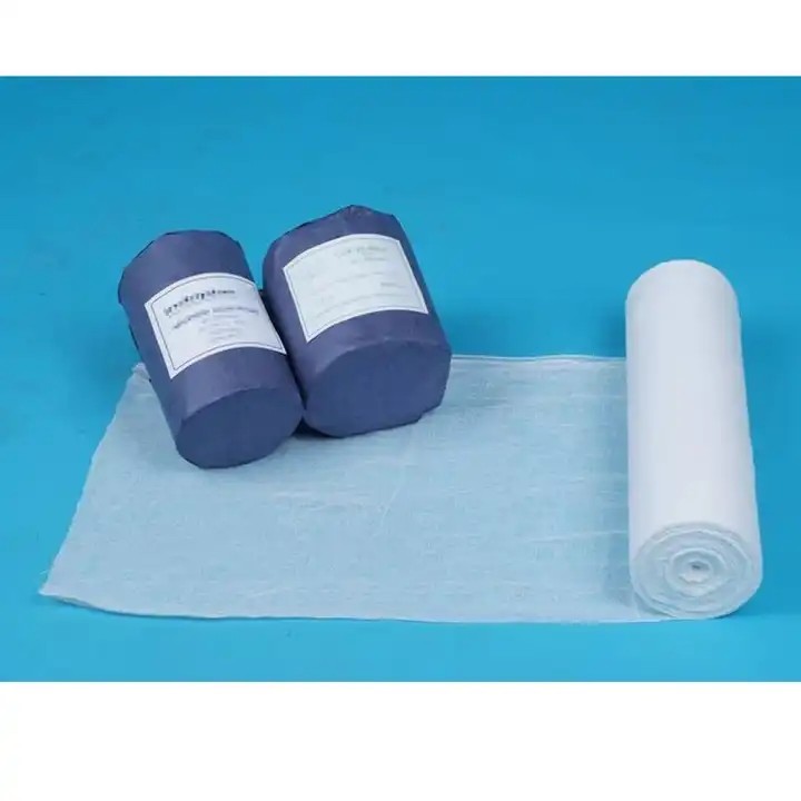 China First Class Gauze Roll 36'' X 100 Yards 4ply 100% Medical Cotton Absorbent Gauze Roll on sale
