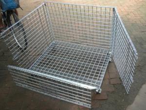 Best Removable Wire Mesh Container,Foldable Metal Mesh Cage,50x50mm,Galvanized or PVC wholesale