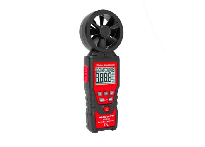 China HT625A Digital Anemometer / Handheld Wind Speed Meter Volume Instrument on sale