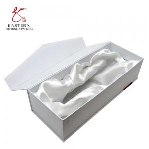 China Luxury Magnetic Custom Cardboard Gift Boxes With Satin Insert on sale