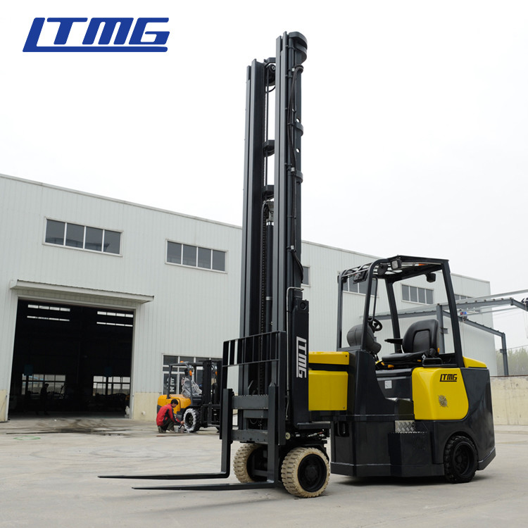 China 2 Ton Electric Counterbalance Forklift Truck Solid Tire With 3 - Stage Mast on sale