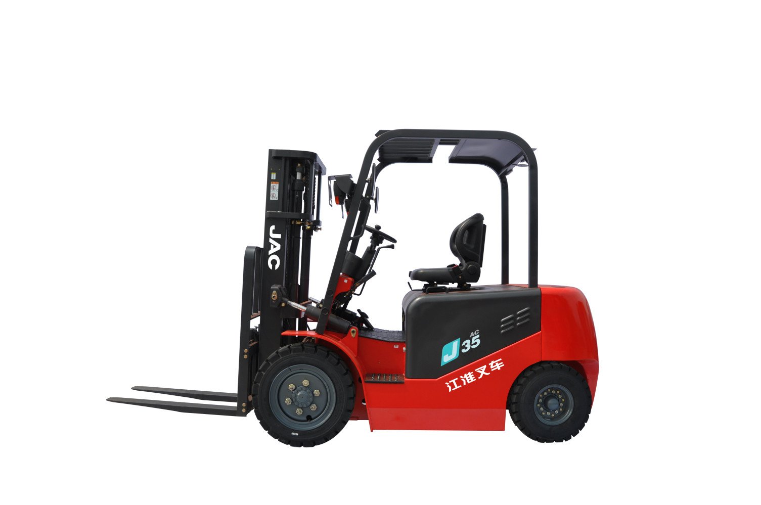 Best Powerful Electric Forklift Truck Large Lifting Capacity 3.5 Ton 3m - 6m Lift Height wholesale
