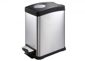 China EKO Room Service Equipments Mute Trash Pedal Food Waste Bin with Inner Plastic Removal Recycle Bucket 812Ltr 24Ltr on sale