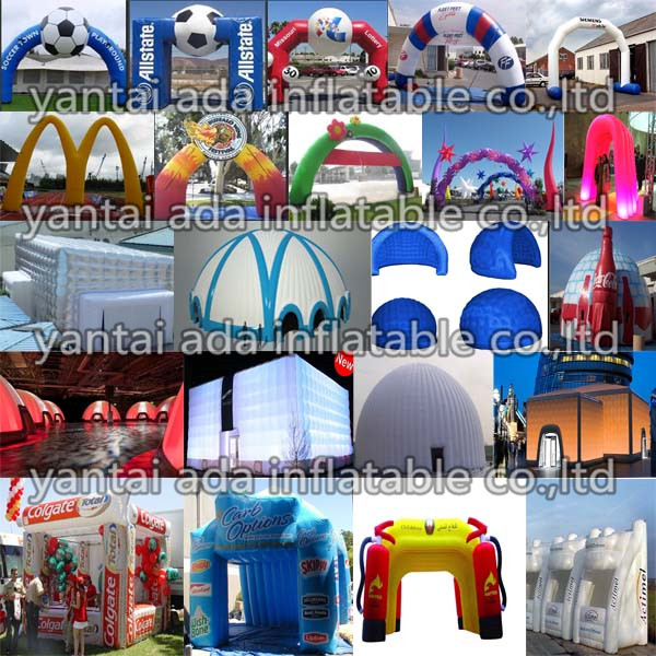 2M 210T Polyester Cloth Customized Infatable Sun With LED Light