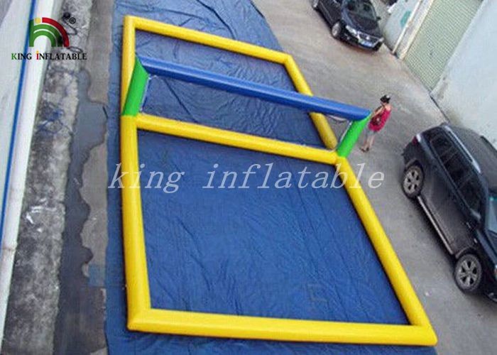 Cheap Customized Size Durable Airtight Inflatable Beach Volleyball Court Size 12m(L)*6m(W) For Kids Adults Playing for sale