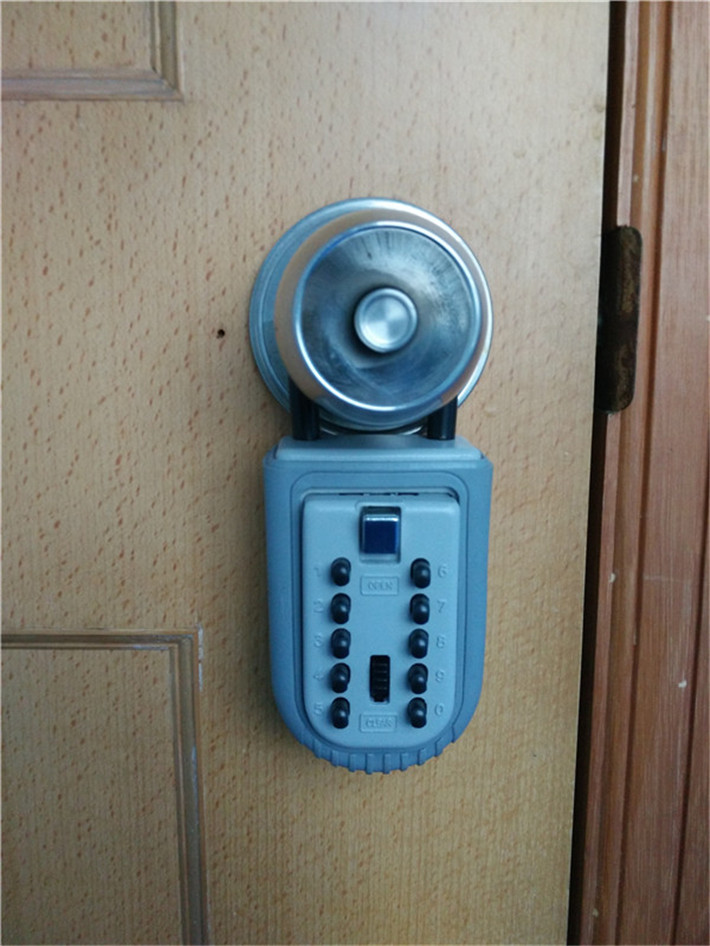 China Push Button Portable Key Lock Box Security Key Holder Box Heavy Duty on sale