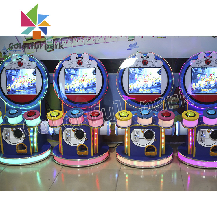 China Doraemon Drum Game Arcade Ticket Dispenser Hardware Material For 2 Players on sale