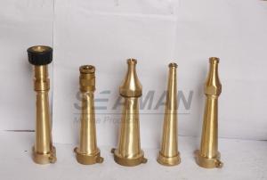 China NST Firemans 2 inch Fire Hose Nozzle  / Brass Water Spray Nozzle on sale
