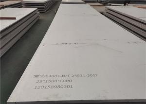 China S30408 GB/T NO.1 Finish 1219mm 201 Stainless Steel Plate on sale