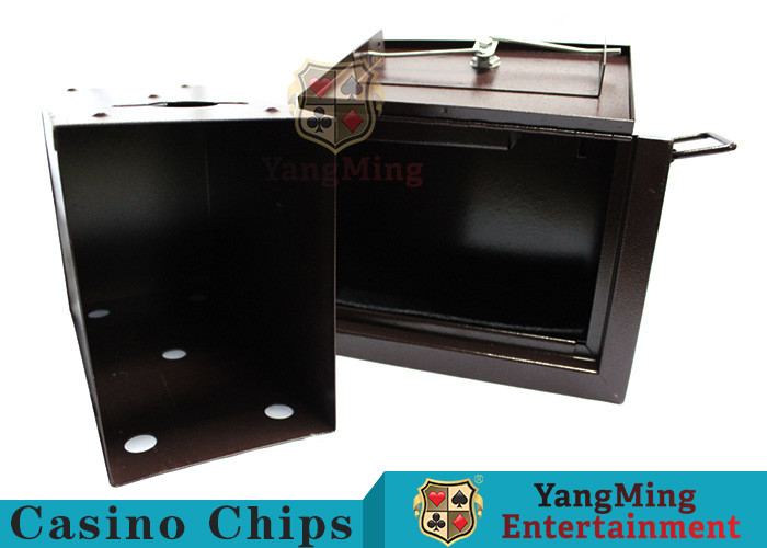 Cheap Luxury Lockable Cash Box , High Precision Security Casino Cash Box With Double Lock for sale