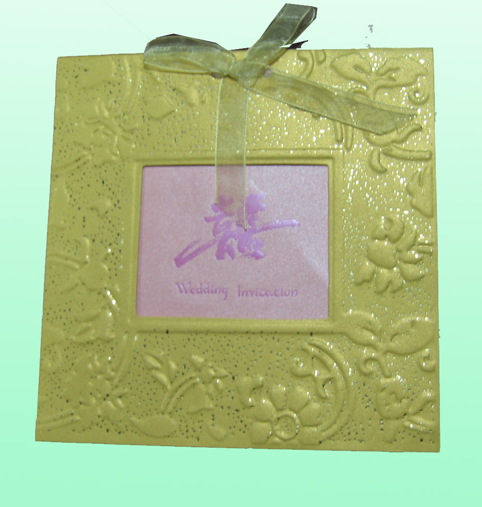 China Greeting Card Printing , Custom Printing Paper Card With Ribbon , Paper Cards on sale