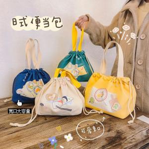 China 600D oxford Drawstring Lunch Bag Portable Children Bentgo Insulated Lunch Bag on sale