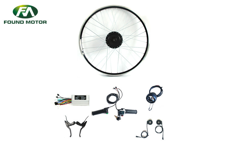 Best 48V 350W Electric Bike Conversion Kit with Battery Indicate Throttle Electric Bike Accessories wholesale
