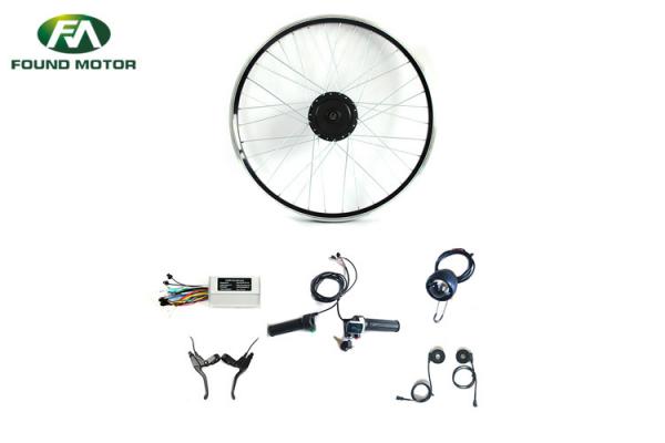 Cheap 48V 350W Electric Bike Conversion Kit with Battery Indicate Throttle Electric Bike Accessories for sale