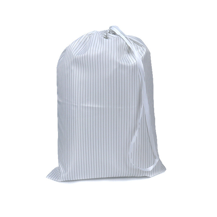China Cleanroom Bag 98%polyester +2%Conductive ESD Antistatic Polyester Drawstring Anti Static Bag on sale