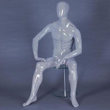 Water transfer print male mannequin in various finishing effects, colors, material and poses 