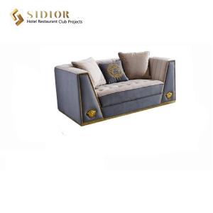 China Bedroom Modern Upholstered Sofa 220cm Length Luxury 2 Seater Sofas on sale