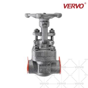 China Socket Weld Gate Valve Forged Steel A105 DN15 800LB Industrial Valves A105 Forged Steel Solid Wedge Gate Valve on sale