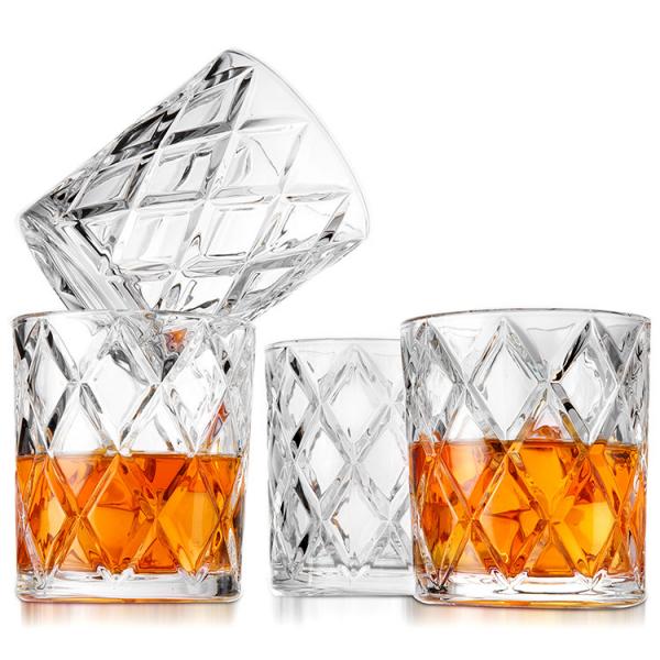 Cheap 9.5 Oz 280ml Bourbon Tasting Glasses Lead Free Modern Luxury for sale