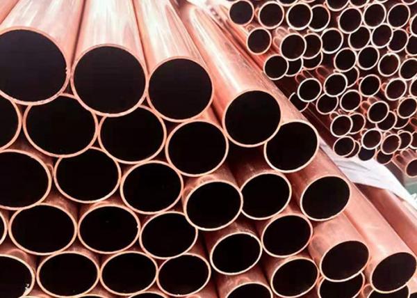 Cheap Seamless / Welded T2 Copper Pipe Tube For Air Conditioning Condenser for sale