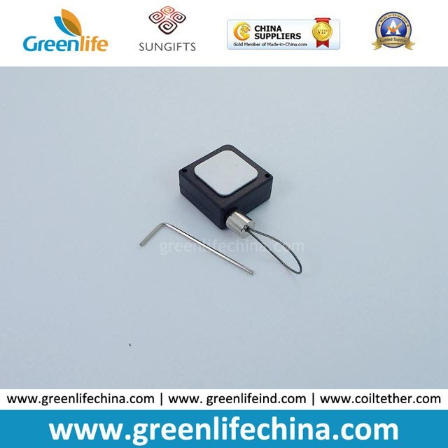 China New Design Small Square Steel Cabled Display Retractor Loop End on sale