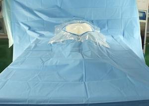 China Hospital Sterile Surgical Drapes Cesarean Delivery Fenestration With Surgical Film on sale