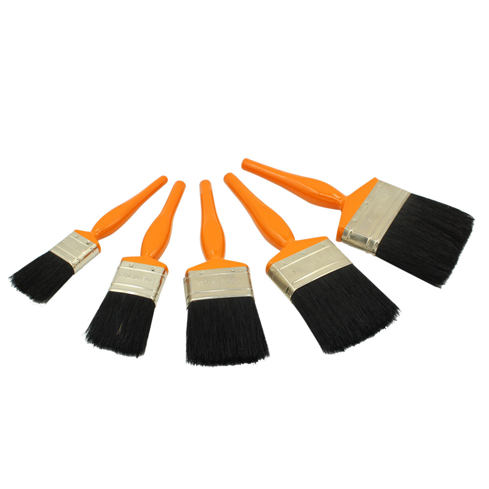 China Good Quality Hot Sale Wooden handle with mixed bristle Brush Paint Brush on sale