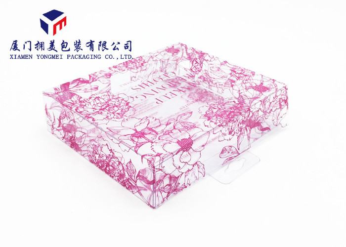 Best Rectangle Custom Printed Plastic Boxes PVC Box Pack Cosmetics A Hang Strip On Top wholesale