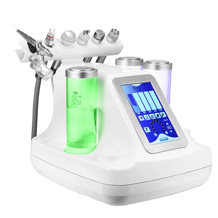 white Aqua Peel Machine , 6 In 1 Hydra Dermabrasion For Skin Rejuvenation