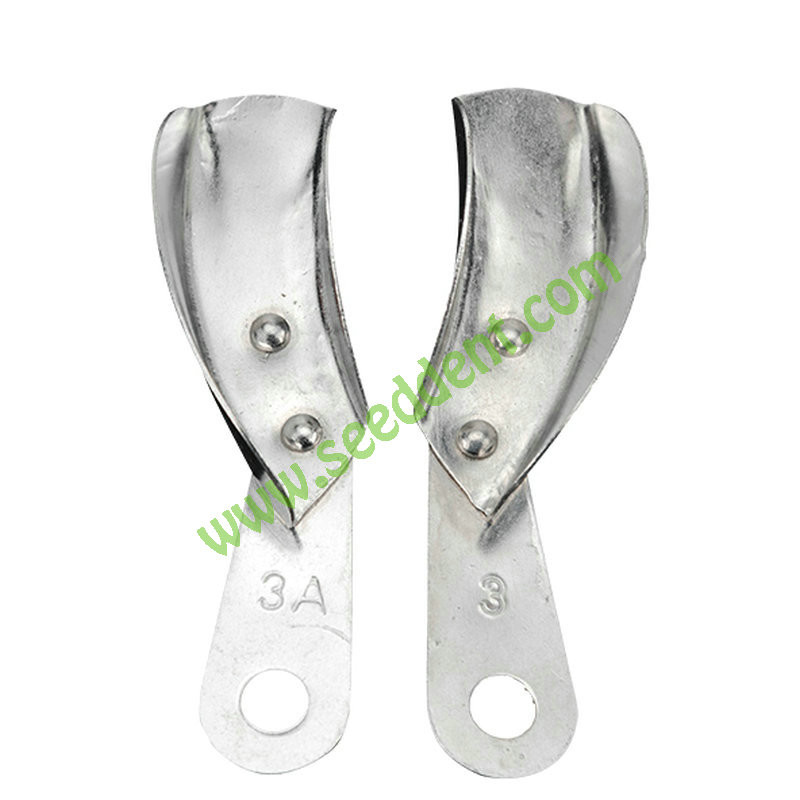 Best Aluminum Dental Impression Tray without holes L / M / S /Side Teeth / Anterior Teeth  (can be autoclave) wholesale