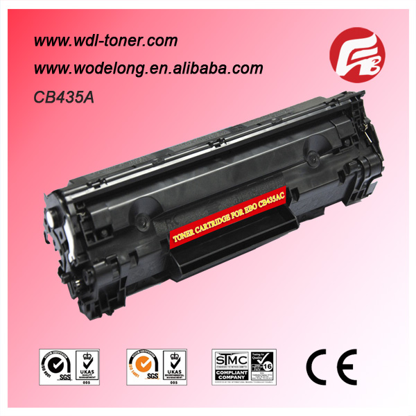China compatible CB435A laser toner cartridge for HP printer on sale