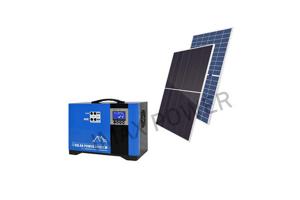 China 500W Portable Solar Storage System Generator With Solar Panel 240W on sale