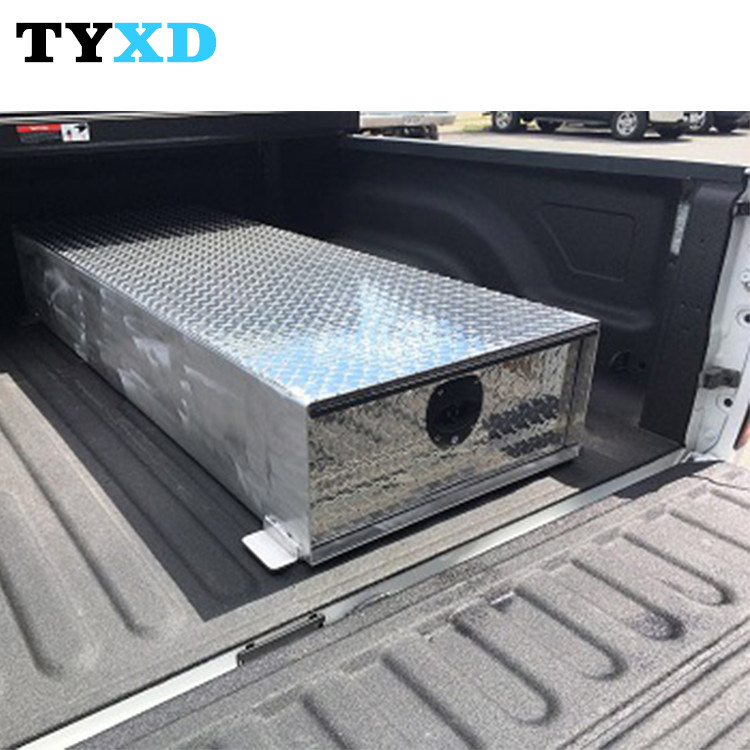 China Aluminum Diamond Plate Material Under Bed Truck Tool Box With Weather Tight Design on sale