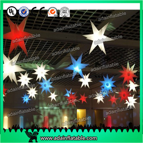 Best Beautiful 210T Polyester Cloth LED Lighting Inflatable Star a wholesale
