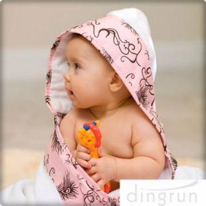 China Animal Pattern Personalized Hooded Baby Towels , Toddler Hooded Towels AZO Free on sale