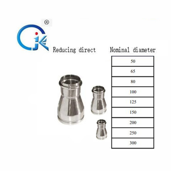 China OEM Grooved Stainless Steel 304 Pipe Fittings Nickel White Acid Surface Treatment on sale