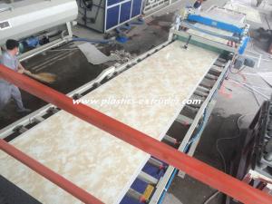 China PVC Marble Panels Twin Extruder Machine For Building Decoration on sale