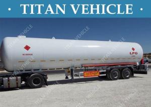 China Truck LPG Tanker Trailer , Liquefied Natural Gas Methanol LPG Propane Tanker on sale