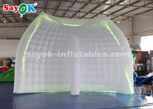 China Inflatable Party Tent Portable Inflatable Photo Booth Background Wall With Led Light Strip For Events on sale