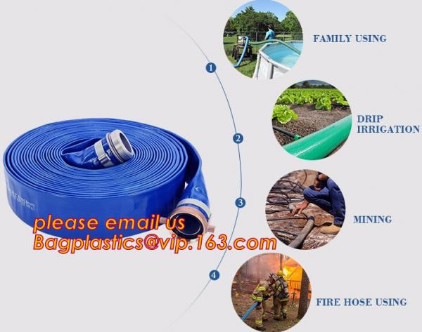 Transparent PVC Spiral Pipe Plastic Hose With Spring Steel Wire Reinforcement