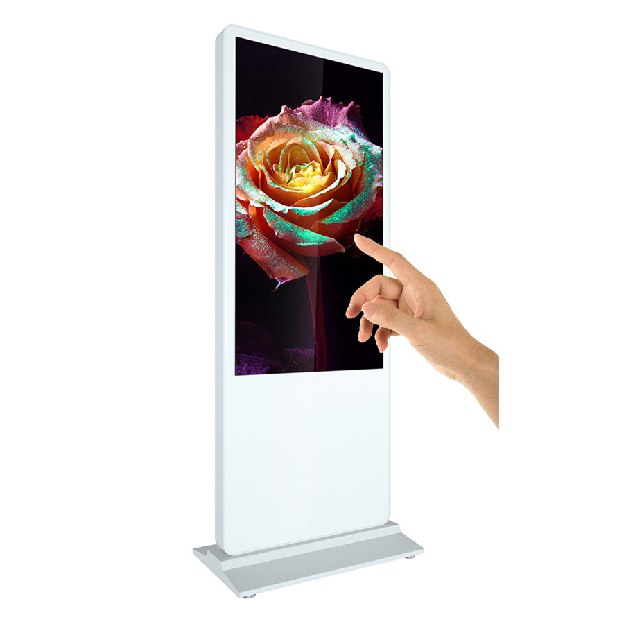 China 46 inch new type floor standing computer desk led touch screen on sale